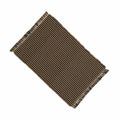 Black - Oat Newbury Gingham Placemat - Set of Six - Home Collections by Raghu