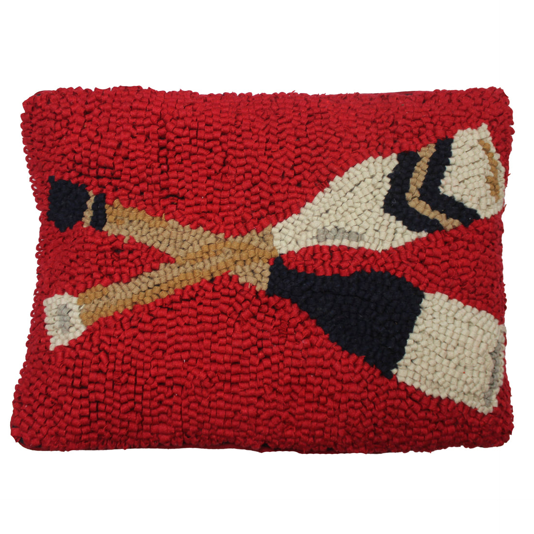 Oars Hooked Pillow 14 In x 20 In - Home Collections by Raghu