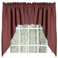 Barn Red-Oat Newbury Gingham Swag - Lined - Home Collections by Raghu