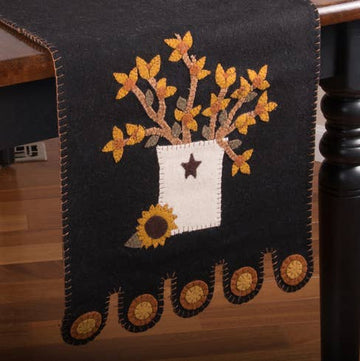 Bitter sweet Crock Table Runner-  Home Collections by Raghu