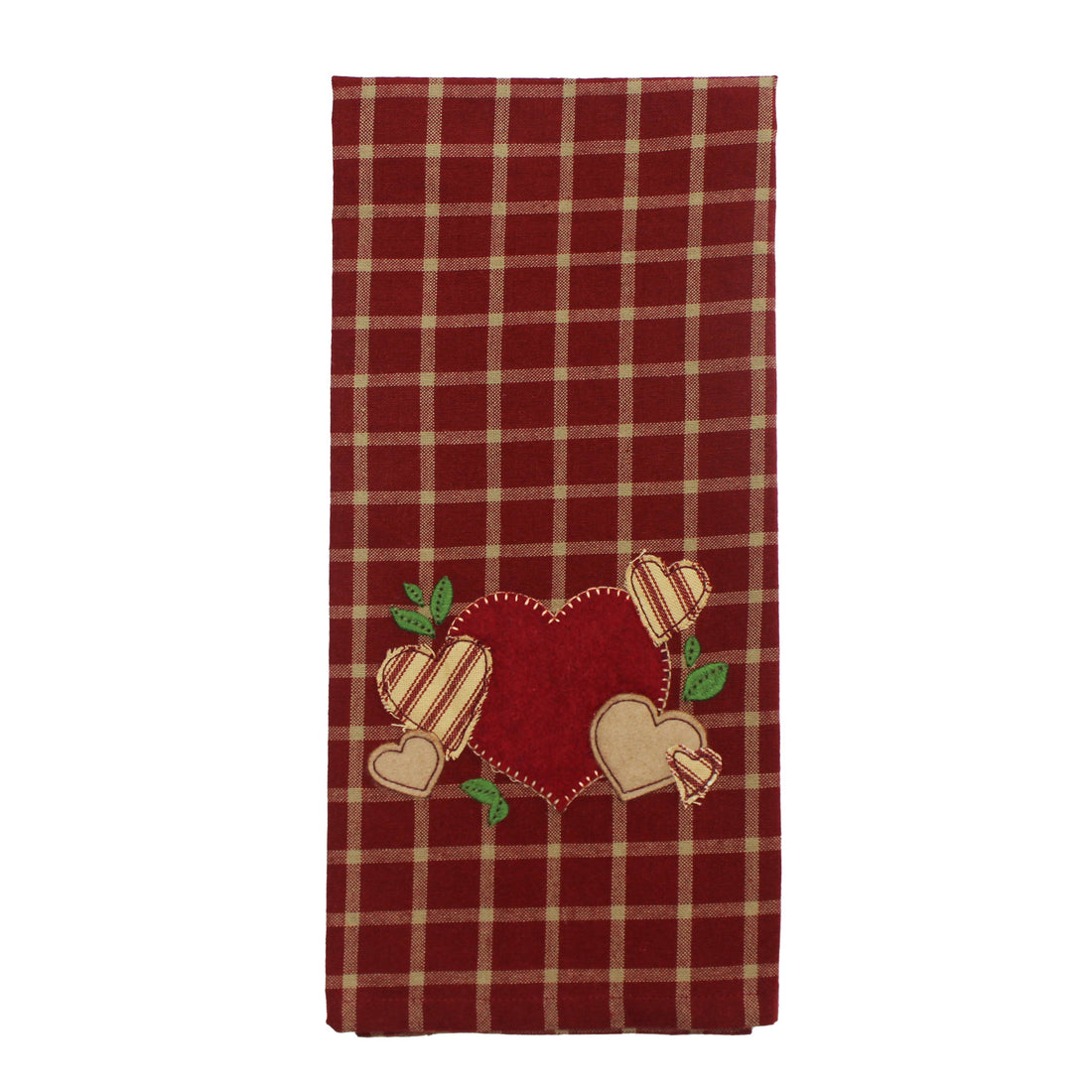 Bunches of Hearts Towel- Set of Two - Home Collections by Raghu