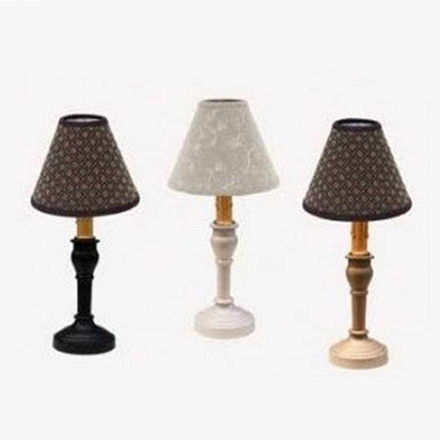 Nutmeg Wellington Spindle Accent Lamp - Home Collections by Raghu