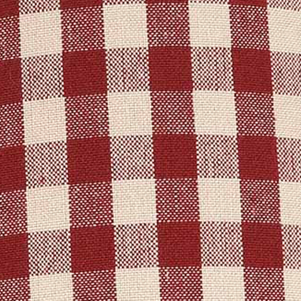 Barn Red Nutmeg Heritage House Check Barn Red 10" Lampshade - Home Collections by Raghu