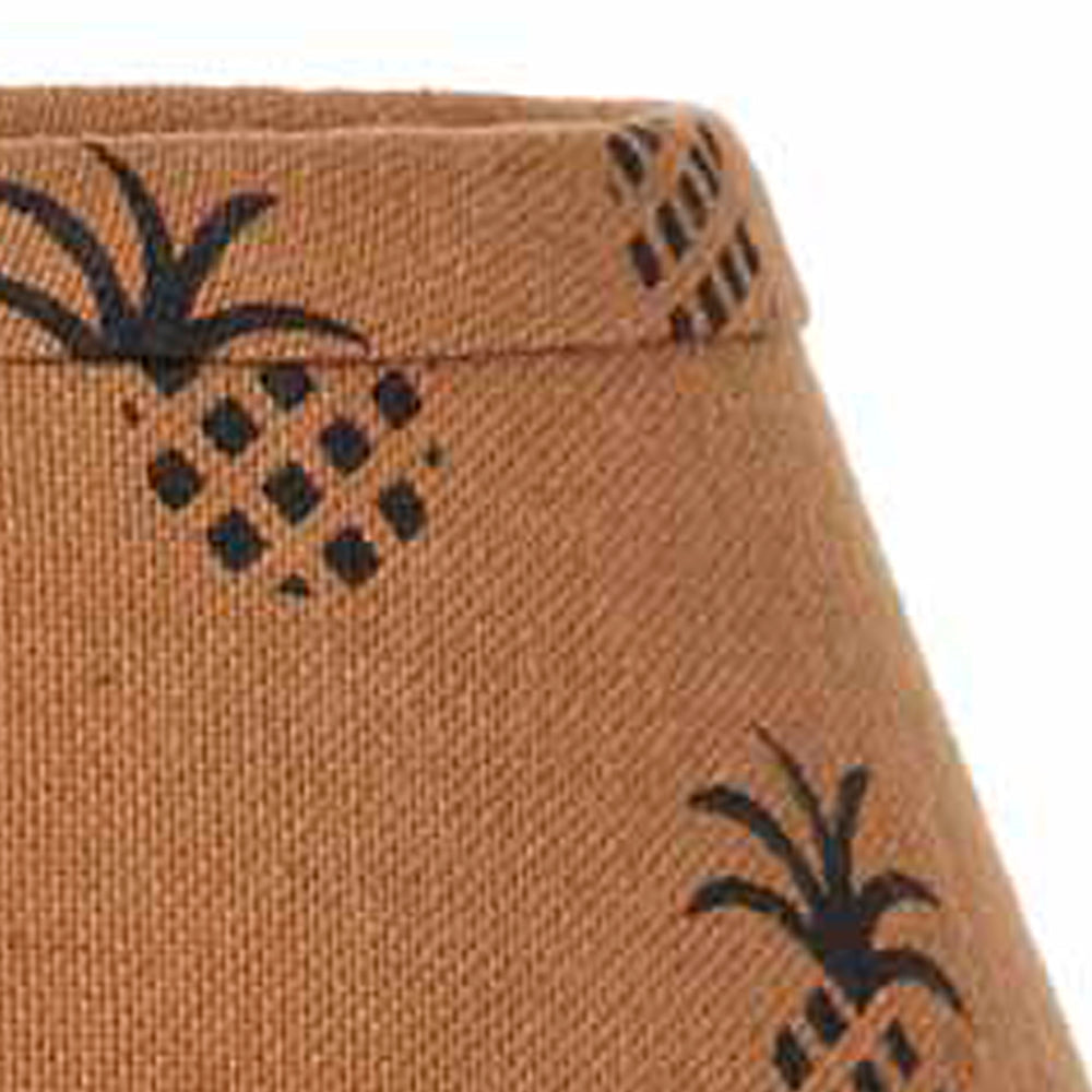 Mocha Black Pineapple Town 10" Lampshade - Home Collections by Raghu