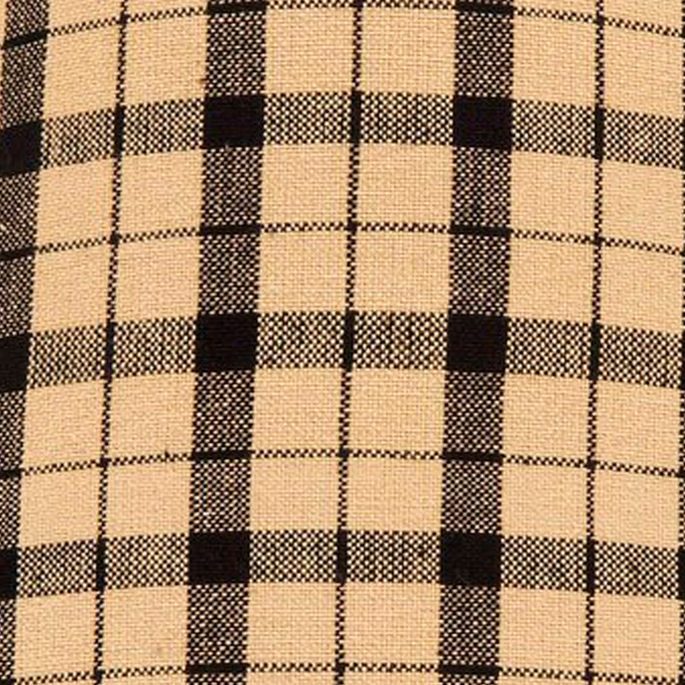 Black Nutmeg Salem Check Black 10" Lampshade - Home Collections by Raghu