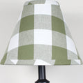 Buffalo Check Sage Sage Lampshade  - Home Collections by Raghu