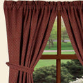 Barn Red-Oat Philmont Jacquard Drapery 86