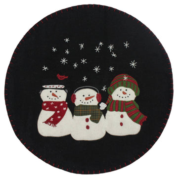 C Snow Friends Candle Mat - Home Collections by Raghu