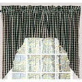 Black Nutmeg Heritage House Check Black Swag Lined - Home Collections by Raghu