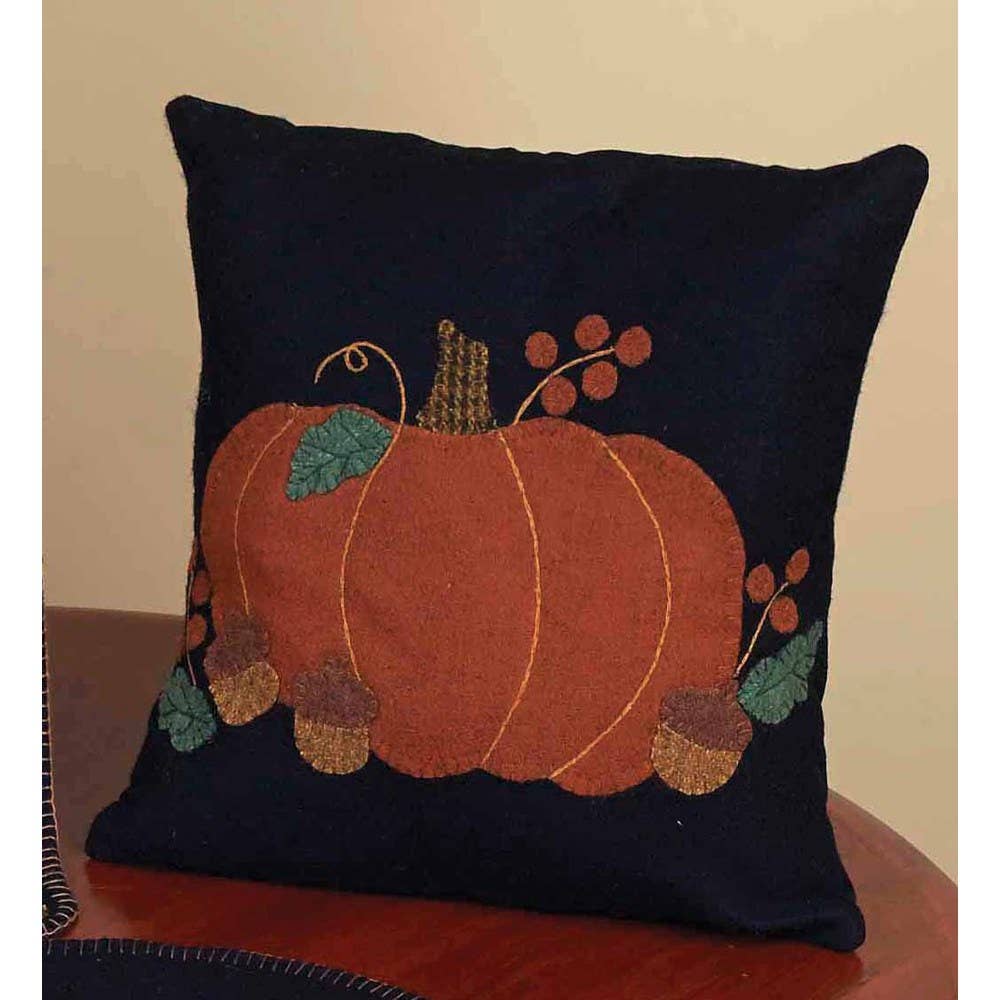 Pumpkin & Acorns Pillow - Home Collections by Raghu