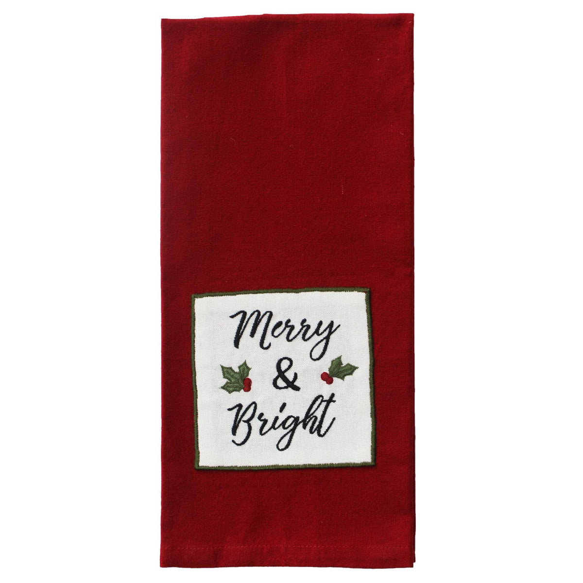 C Merry & Bright Towel - Home Collections by Raghu