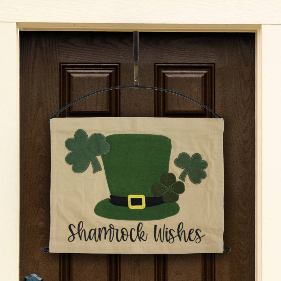 Shamrock Wishes Pennant- - Home Collections by Raghu