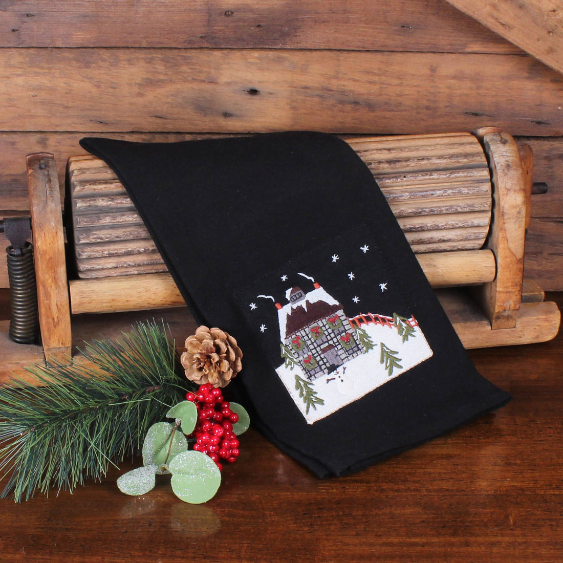 Home for the Holidays Towel- Set of Two - Home Collections by Raghu