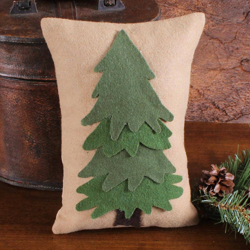 Evergreen Tree Pillow 8 Inx12 In PL140108