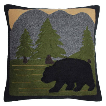 Bear in Woods 14x14 In Pillow PL140107