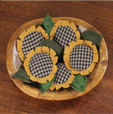 Sunflower Fills Set  Home Accents  - Home Collections by Raghu