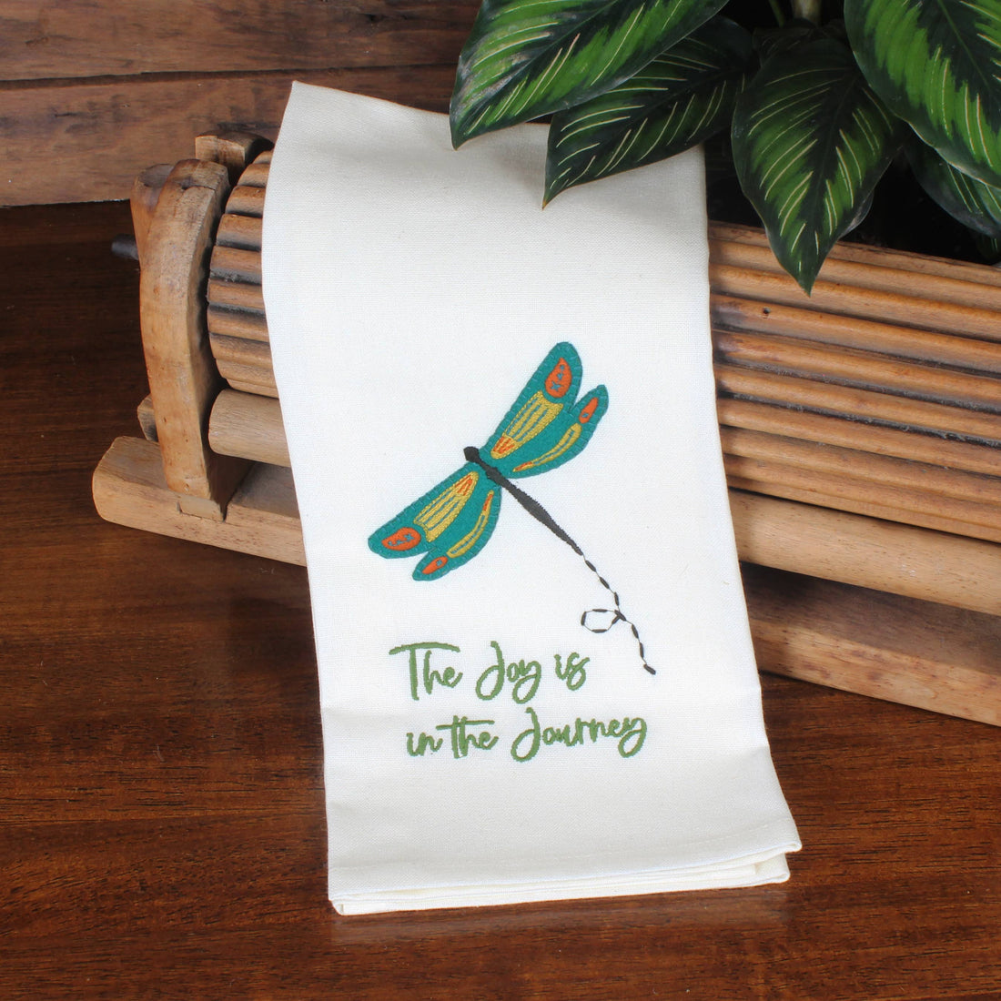 Dragonfly Joy Towel- Set of Two - Home Collections by Raghu