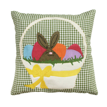 Easter Basket Pillow 14 In - Home Collections by Raghu