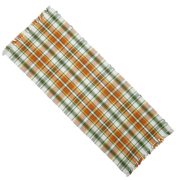 Fall Harvest Plaid Table Runner TR810009