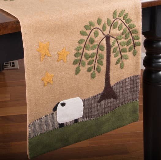 Sheep Willow  Table Runner-  Home Collections by Raghu