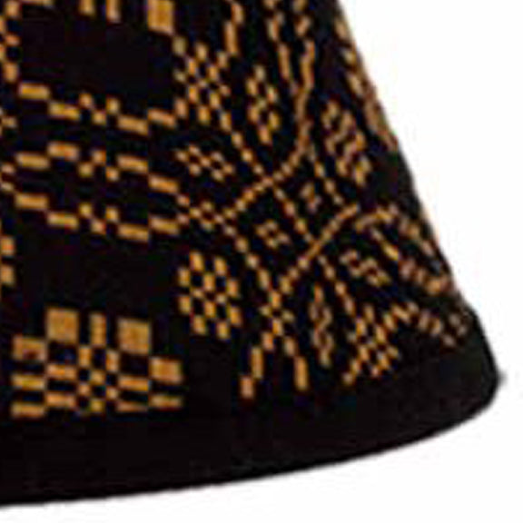 Black Mustard Lover?�?????’??ƒ?§??S Knot Jacquard 12" Lampshade - Home Collections by Raghu