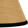 Black Wheat Burlap Stripe 12