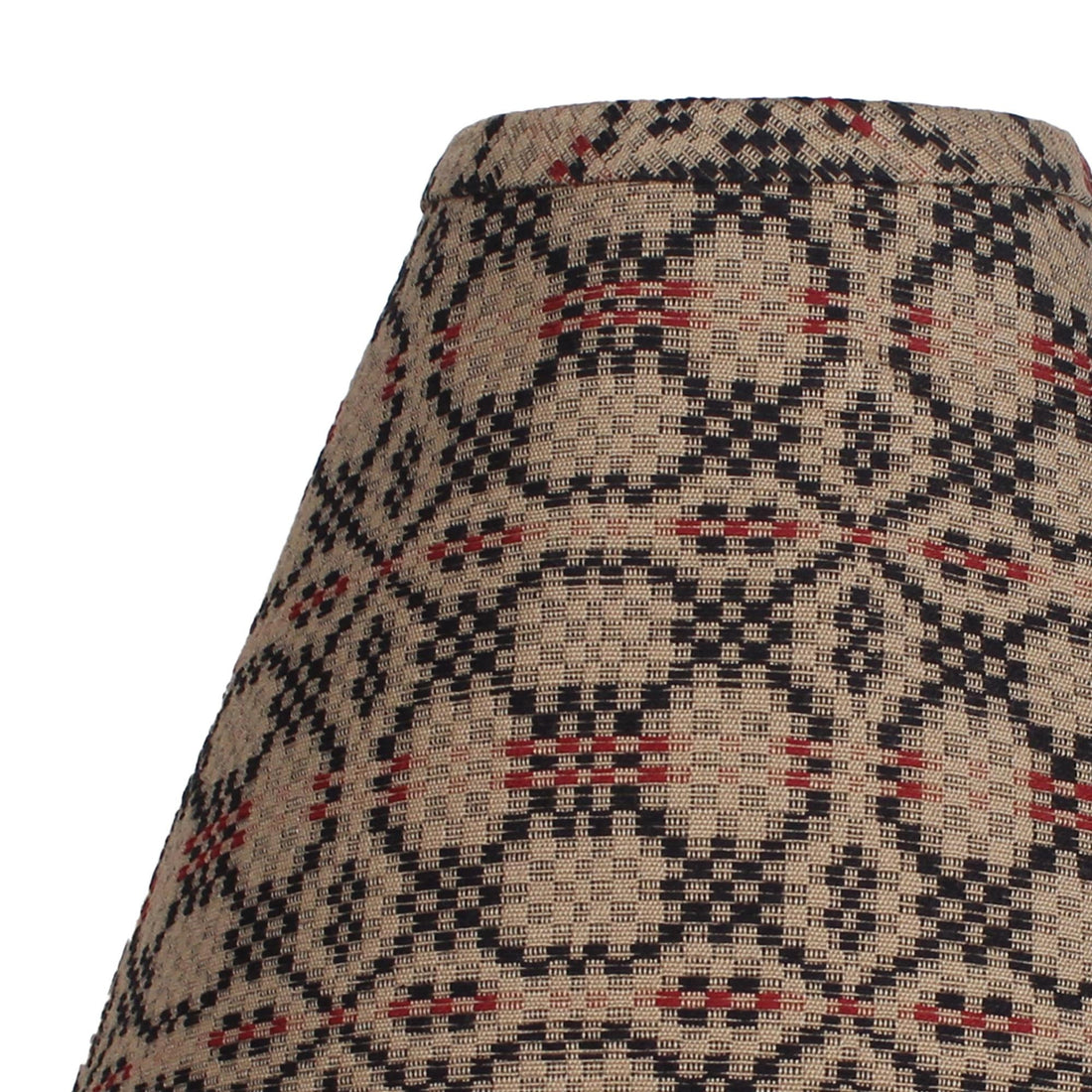 Kendall Jacquard Black 12 In Lamp Shade - Home Collections by Raghu