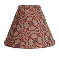 Kendall Jacquard Red 12 In Lamp Shade - Home Collections by Raghu