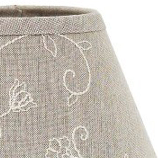 Taupe Candlewicking Taupe 12" Lampshade - Home Collections by Raghu
