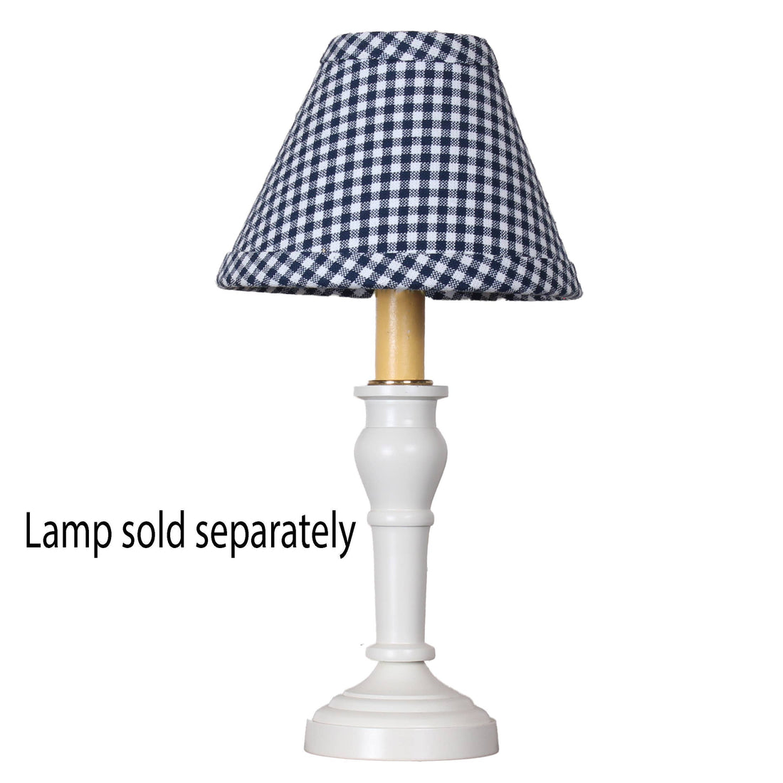 Newbury Gingham Navy 6 In Shade - Home Collections by Raghu