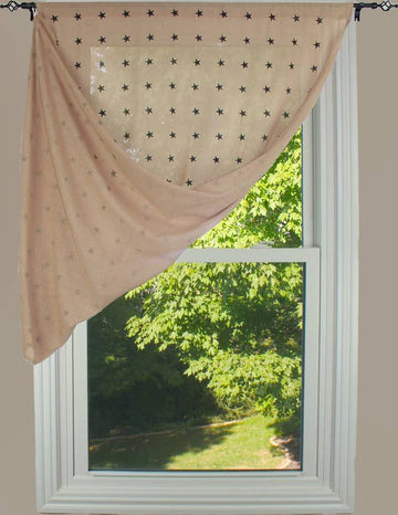 Heirloom Star Nutmeg Panel  - Home Collections by Raghu