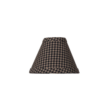 Newbury Gingham Black 6 In Shade - Home Collections by Raghu