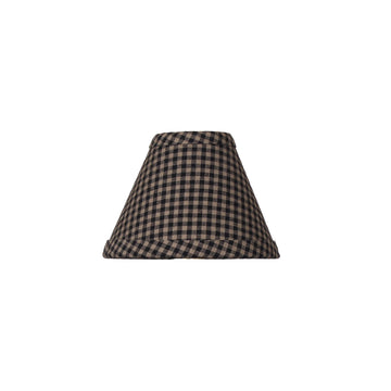 Newbury Gingham Black 6 In Shade - Home Collections by Raghu