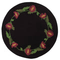 Flowers in Firkin Candle Mat- Set of Two - Home Collections by Raghu