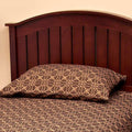 Black-Tan Marshfield Jacquard Pillow Sham - Home Collections by Raghu
