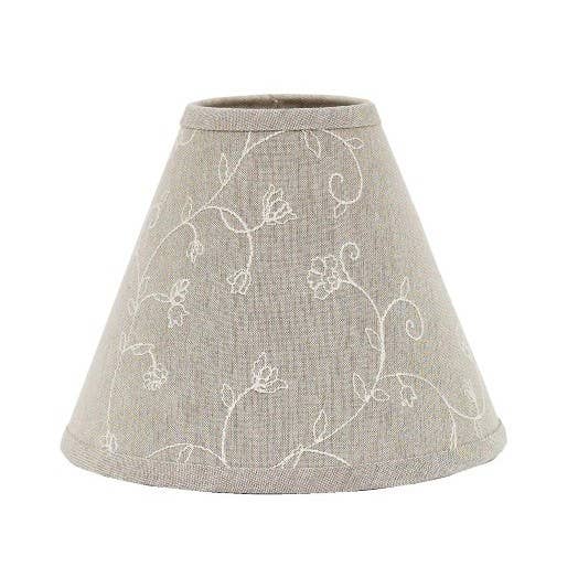 Taupe Candlewicking Taupe 14" Lampshade - Home Collections by Raghu