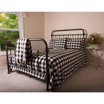 Buffalo Check Queen Duvet Cover (tie closure)-  Home Collections by Raghu