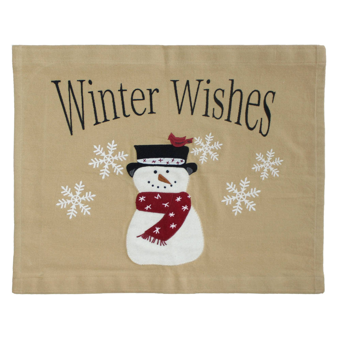 Snow Friends Cardinal Pennant - Home Collections by Raghu