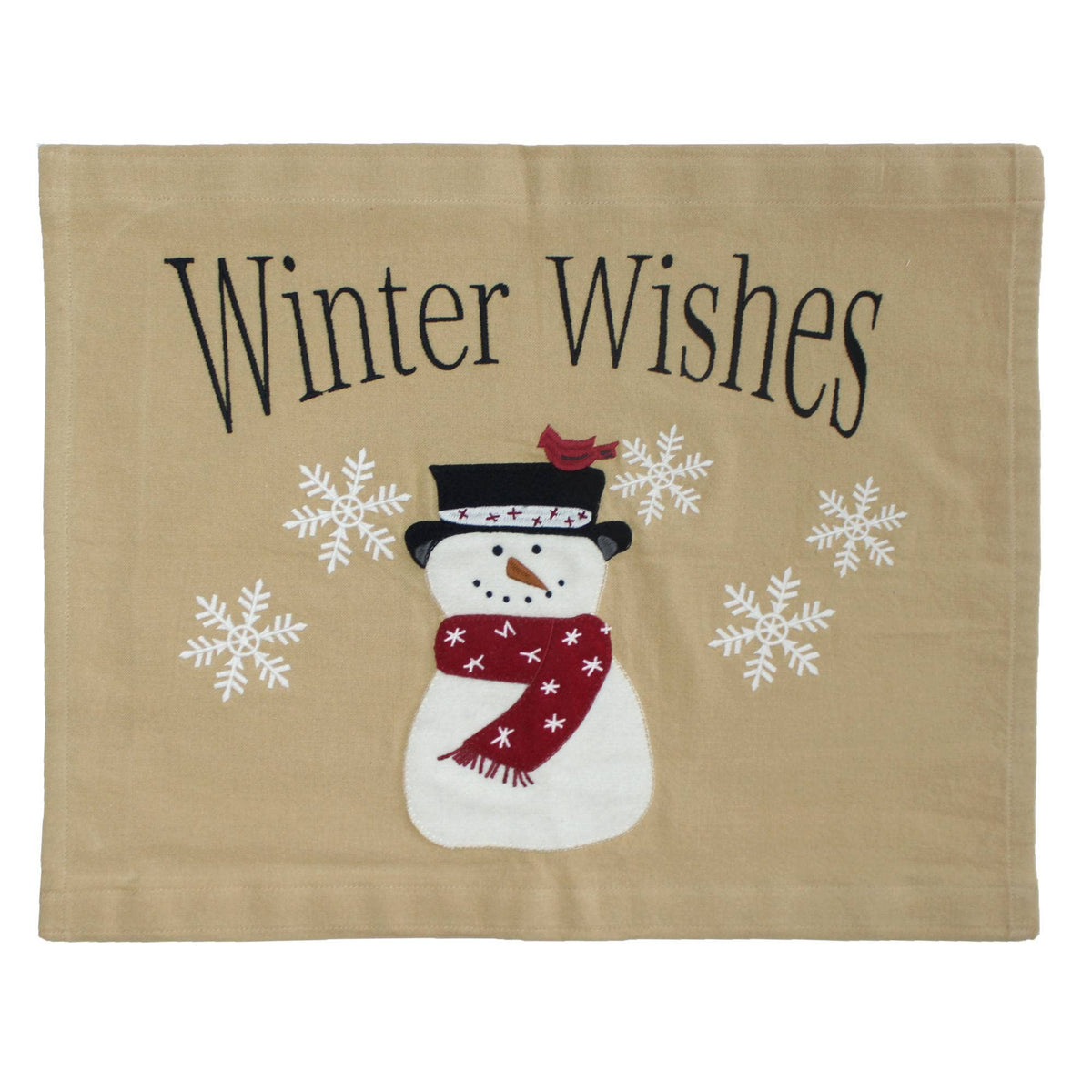 Snow Friends Cardinal Pennant - Home Collections by Raghu