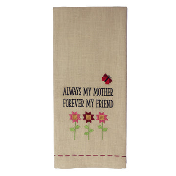 Always My Mother towel- Set of Two - Home Collections by Raghu