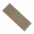 Black-Nutmeg York Ticking Table Runner - Home Collections by Raghu