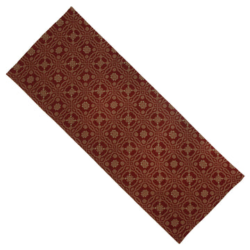 Lover's Knot  Barn Red Table Runner - Home Collections by Raghu