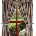 Black Nutmeg Heritage House Check Black Drapery 86