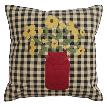 Country Bouquet Pillow 14 In - Home Collections by Raghu