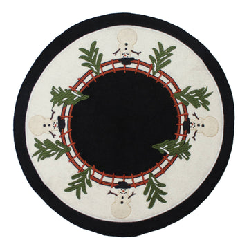 Home for the Holidays Candle Mat 15 In- Set of Two - Home Collections by Raghu