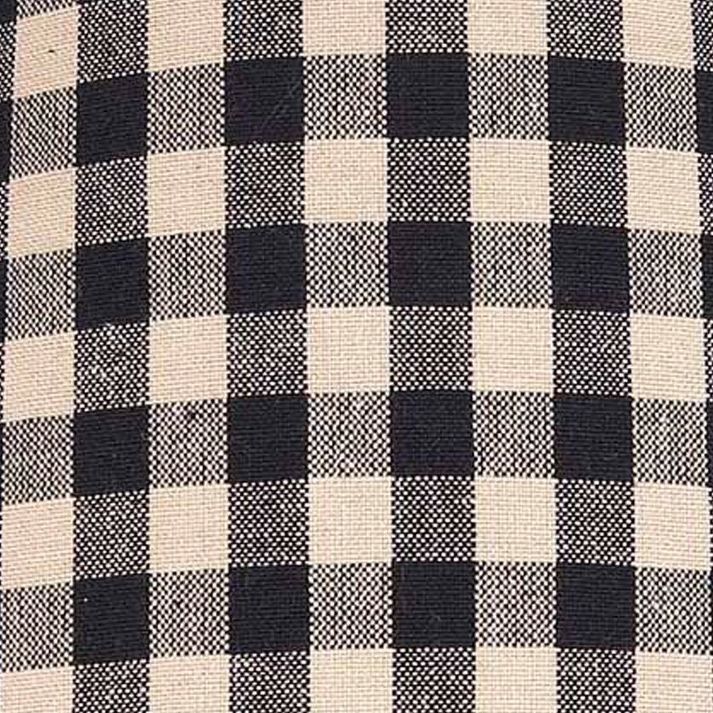 Black Nutmeg Heritage House Check Black 14" Lampshade - Home Collections by Raghu