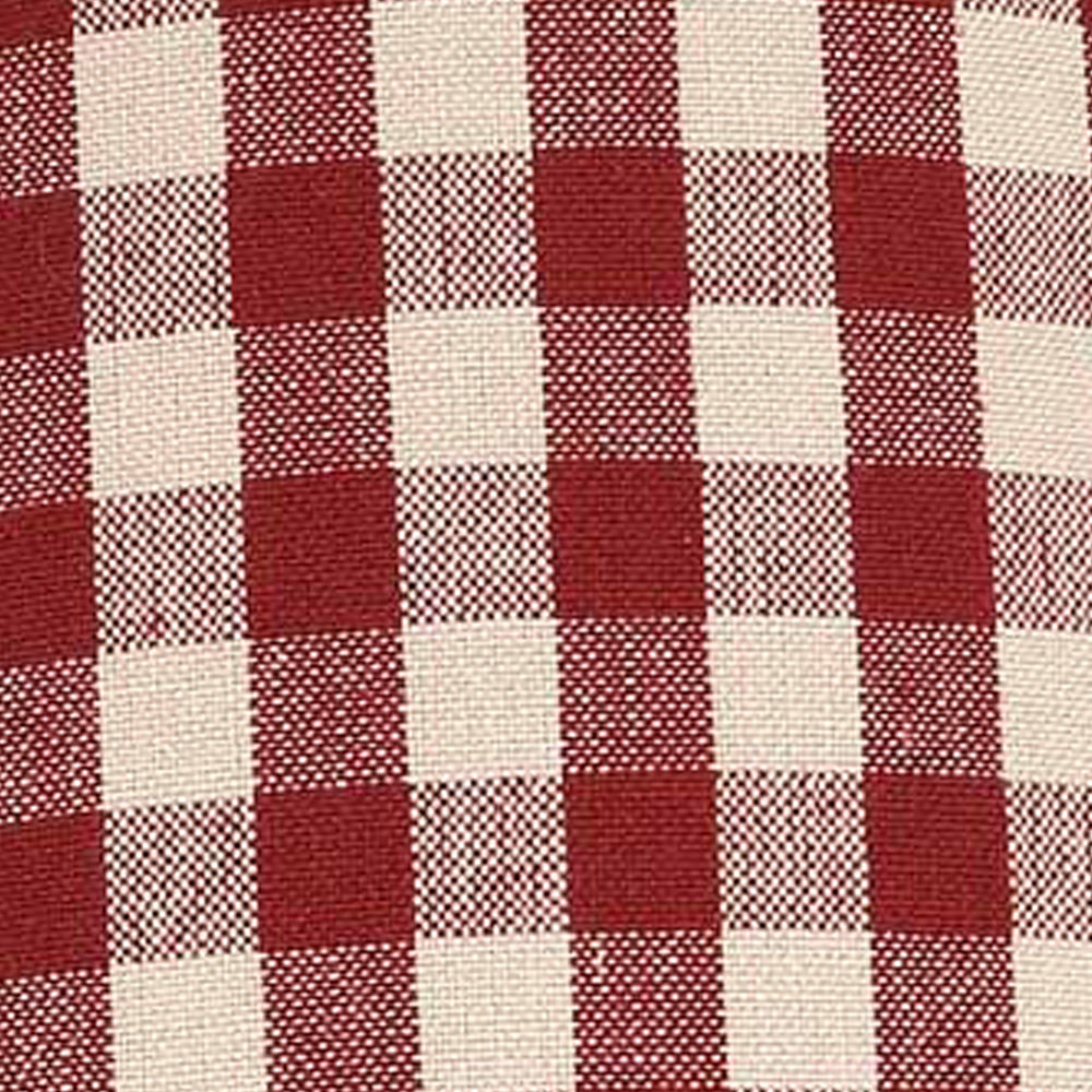 Barn Red Nutmeg Heritage House Check Barn Red 14" Lampshade - Home Collections by Raghu