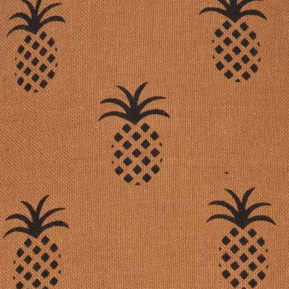 Mocha Black Pineapple Town 14" Lampshade - Home Collections by Raghu