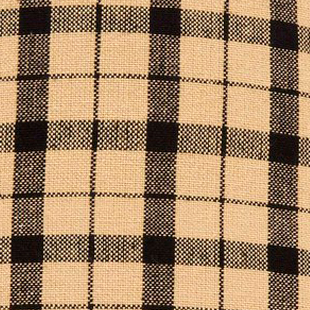 Black Nutmeg Salem Check Black 14" Lampshade - Home Collections by Raghu