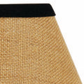 Black Wheat Burlap Stripe 14